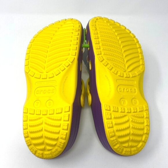 Crocs NBA™ Los Angeles Lakers Classic Clog Purple Gold Fan Unisex Sizes Various - Picture 4 of 10